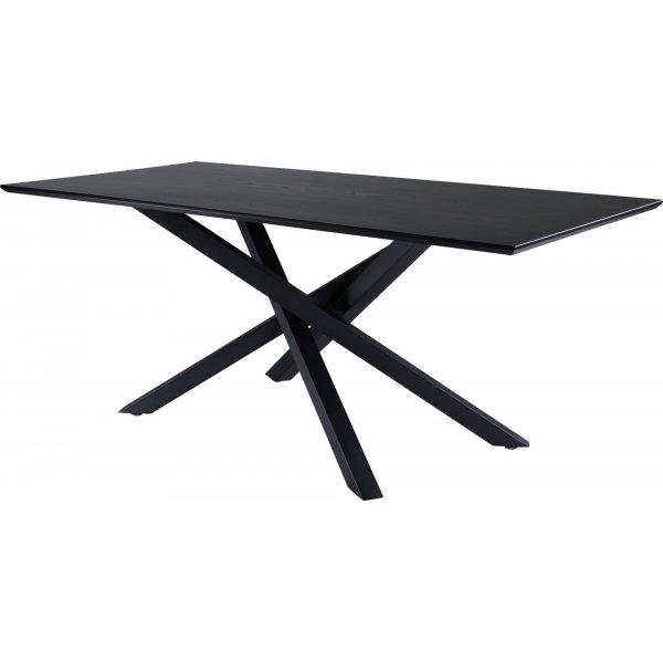 Matbord 180x90 cm svartbetsad ek - Piazza Matbord 180x90 cm svartbetsad ek - Piazza