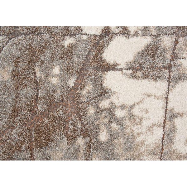 Tapis tiss machine Rome - Rouille