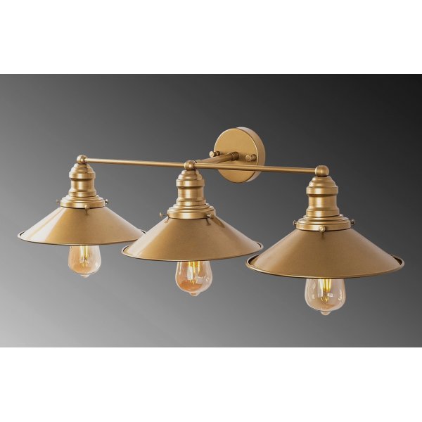Conische wandlamp 12186 - Goud