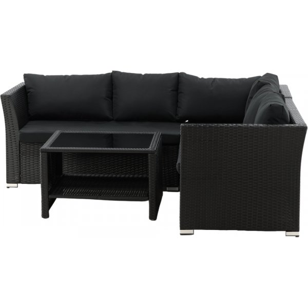 Haiti hörnsoffgrupp - Svart Haiti hörnsoffgrupp - Svart