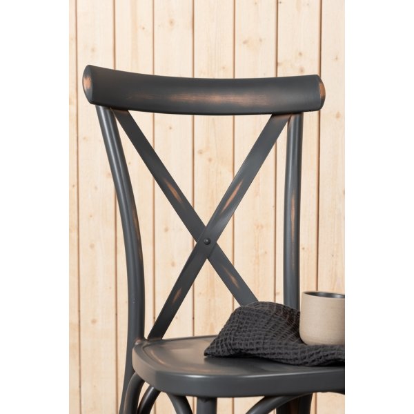 Tablas matstol - Mörkgrå Tablas matstol - Mörkgrå