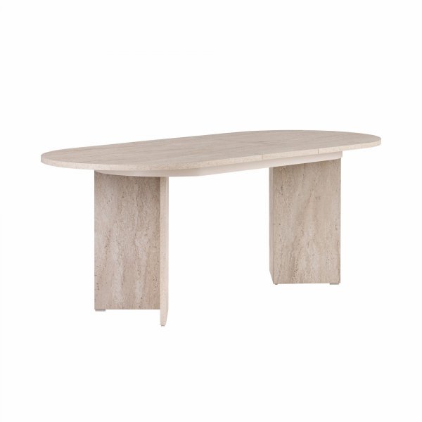 Utdragbart matbord Sirell 160�200 cm - Travertin