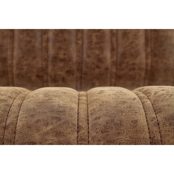 Hester barstol i brun vintage PU + Fläckborttagare för möbler Hester barstol i brun vintage PU + Fläckborttagare för möbler