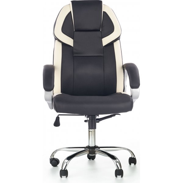 Johanne kontorsstol - Svart/vit