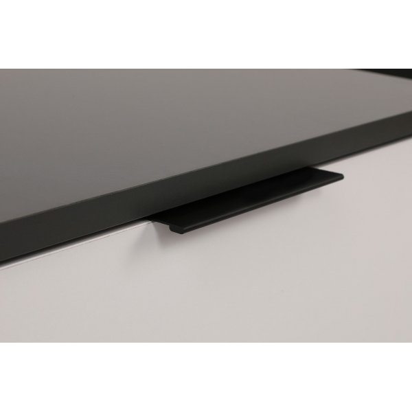 Ibiza TV-b�nk - Vit/antracit