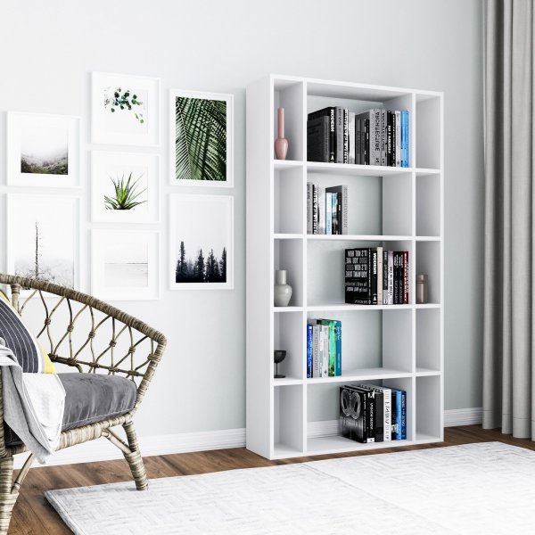 Bibliothque Sanborn - Blanc