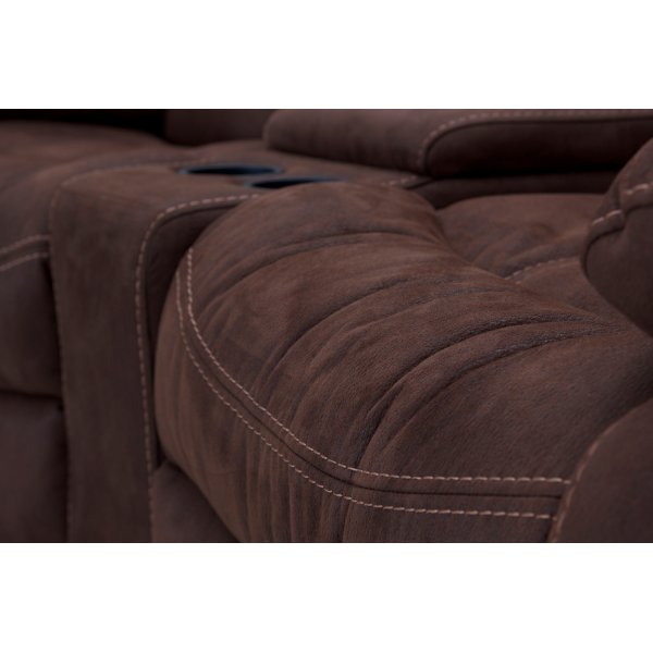Kensington elektrisk 2-sits soffa - Brun Kensington elektrisk 2-sits soffa - Brun