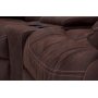 Kensington elektrisk 2-sits soffa med stllbart nackstd - Brun
