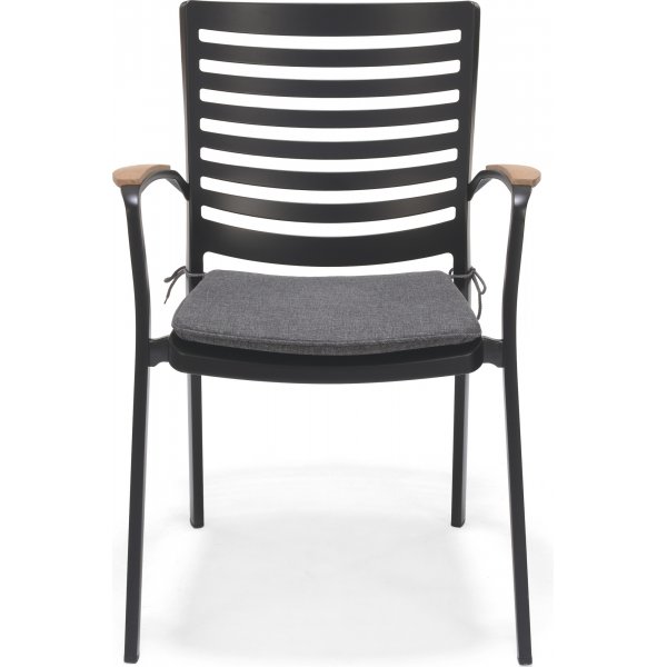 Portals eetgroep 1 - Zwart/teak Portals eetgroep 1 - Zwart/teak