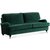 Kvarsebo Howard 3-sits soffa - Grn (Sammet)
