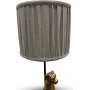 Belina lampskrm i grovt linne - Gr