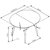 Paloma matbord utdragbart 120-200 cm - Vit (Högglans) / Ek