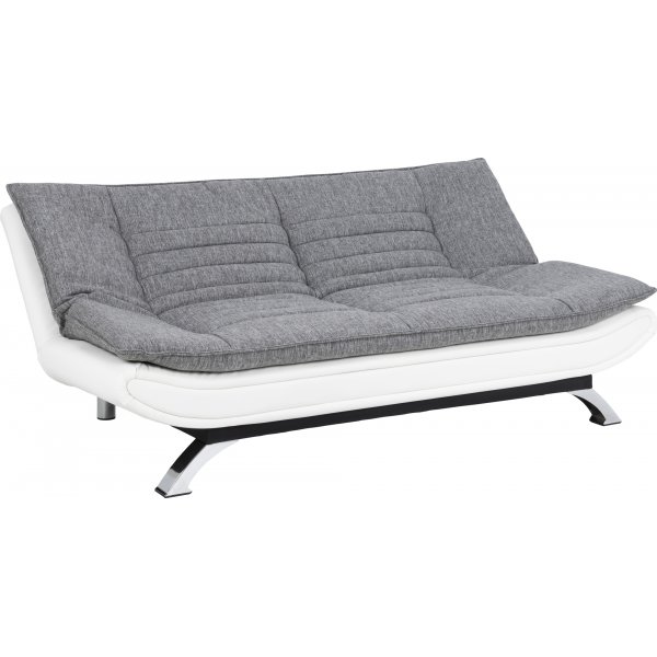 Canapé-lit Faith - PU gris/blanc Canapé-lit Faith - PU gris/blanc