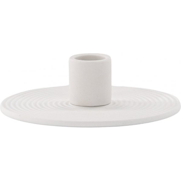 Dian ljusstake 12 x 4 cm - Vit