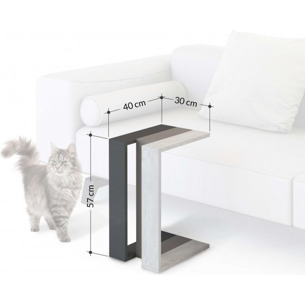 Muju sidobord - Mörk kaffe/hitit/safir ek Muju sidobord - Mörk kaffe/hitit/safir ek