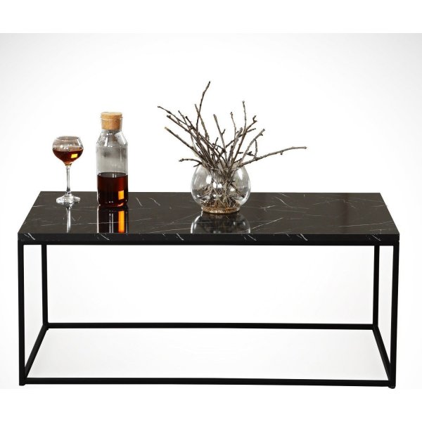 Table basse Cosco 95 x 55 cm - Noir/blanc Table basse Cosco 95 x 55 cm - Noir/blanc