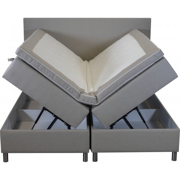 Accent boxbed säng med förvaring - 180 x 200 cm - Beige Accent boxbed säng med förvaring - 180 x 200 cm - Beige