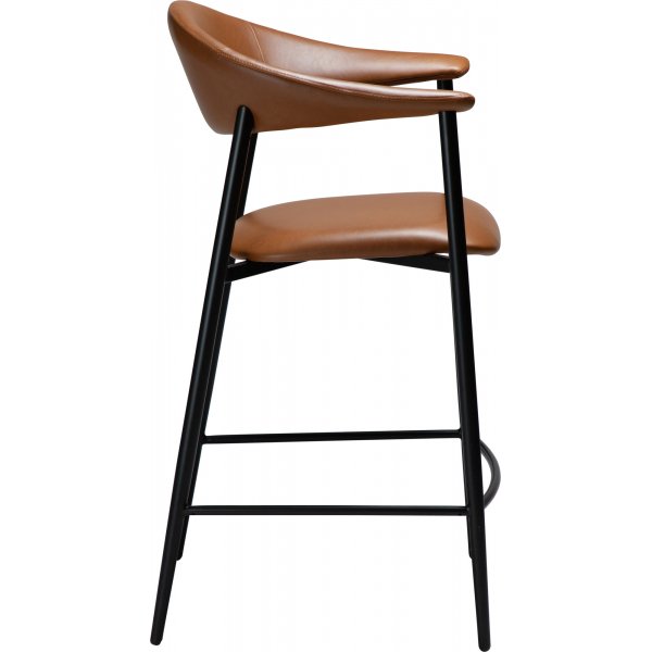 Chaise de comptoir Rover - PU marron clair Chaise de comptoir Rover - PU marron clair