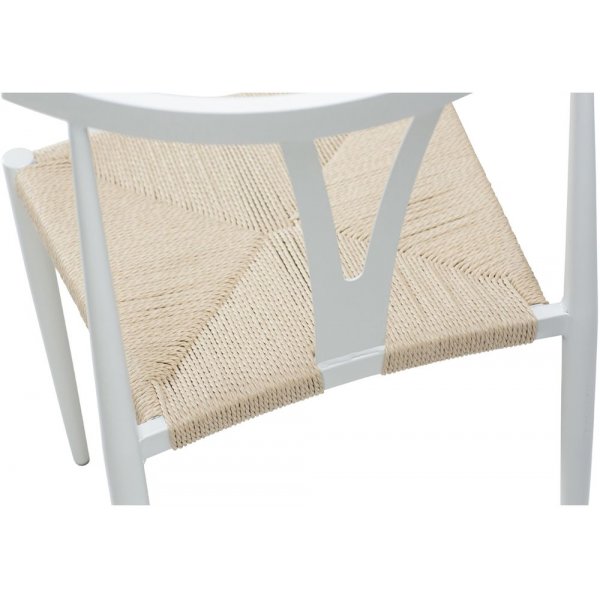 Alfa stol - Vit / rotting Alfa stol - Vit / rotting