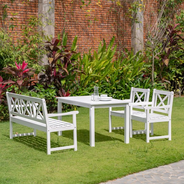 Bohus matbord 135 cm - Vit + Fläckborttagare för möbler Bohus matbord 135 cm - Vit + Fläckborttagare för möbler