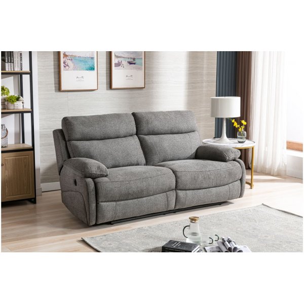 Canap inclinable lectrique 2,5 places Arlo - Gris