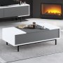 Force soffbord - Antracit/vit/svart