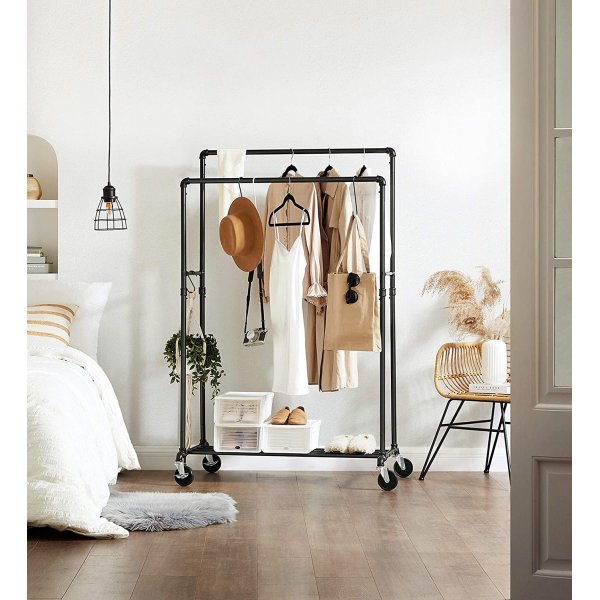 Lackey Duo kledingrek - Zwart