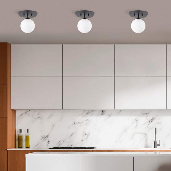 Plafonnier Well 11681 - Noir/blanc Plafonnier Well 11681 - Noir/blanc