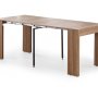 Ditte matbord 42-198 cm - Brunbetsat ek-fanr