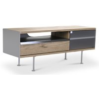 Mediabänk Frank - 116 cm (ekfanér) Mediabänk Frank - 116 cm (ekfanér)