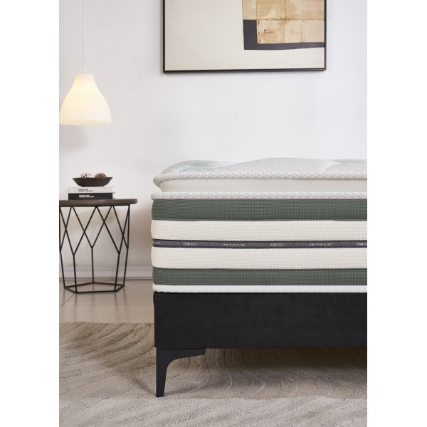 Matras met ingebouwde matrasbeschermer - Pocketsysteem 5-zone Matras met ingebouwde matrasbeschermer - Pocketsysteem 5-zone