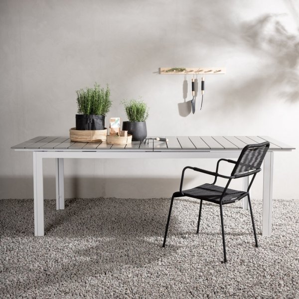 Levels matbord 229 x 100 cm - Grå/Vit Levels matbord 229 x 100 cm - Grå/Vit