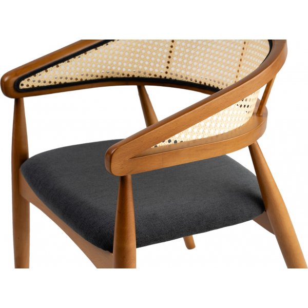 Limburg frame stoel - Eiken/zwart Limburg frame stoel - Eiken/zwart