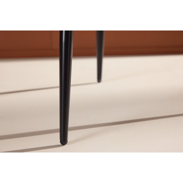 Night matstol - Beige sammet/svart Night matstol - Beige sammet/svart