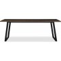 Edge matbord 240x90 - Brownstained fishbone