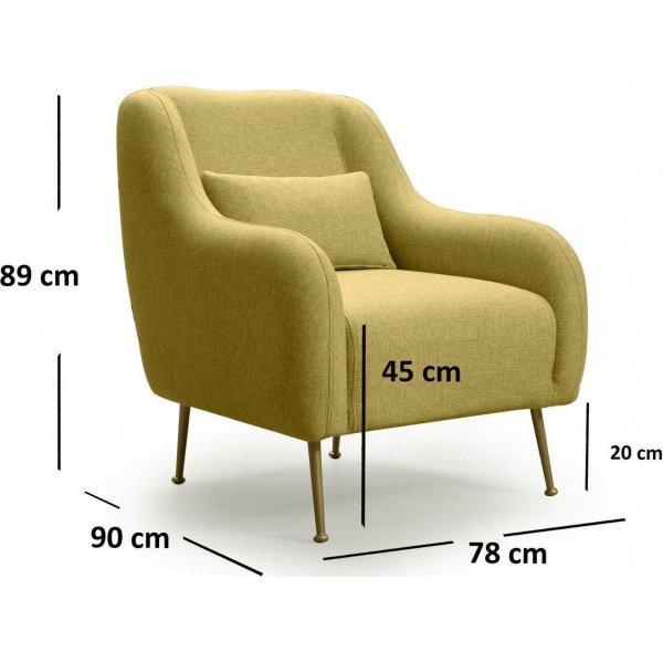 Fauteuil Sville - Jaune