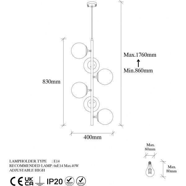 Plafonnier à facettes 10475 - Noir/antique/blanc Plafonnier à facettes 10475 - Noir/antique/blanc