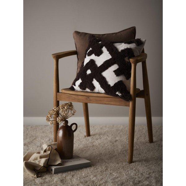 Ines kuddfodral 45 x 45 cm - Mocca Ines kuddfodral 45 x 45 cm - Mocca