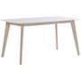 Catherine matbord 150 cm - Vit/whitewash