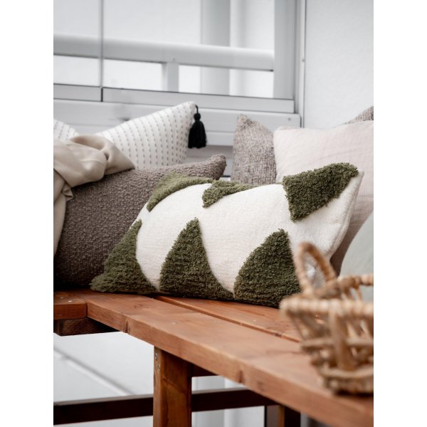 Holly kussenhoes 30 x 50 cm - Groen