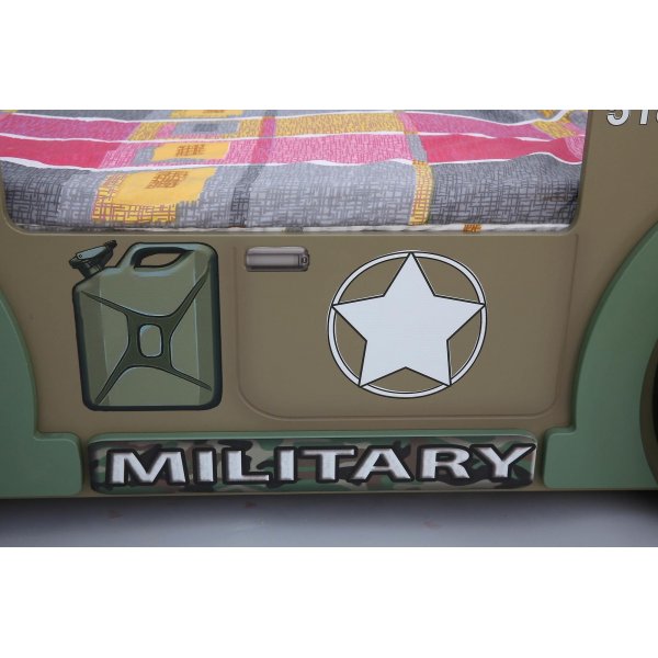 Jeep Army - Bilsäng - 90 x 190 cm Jeep Army - Bilsäng - 90 x 190 cm