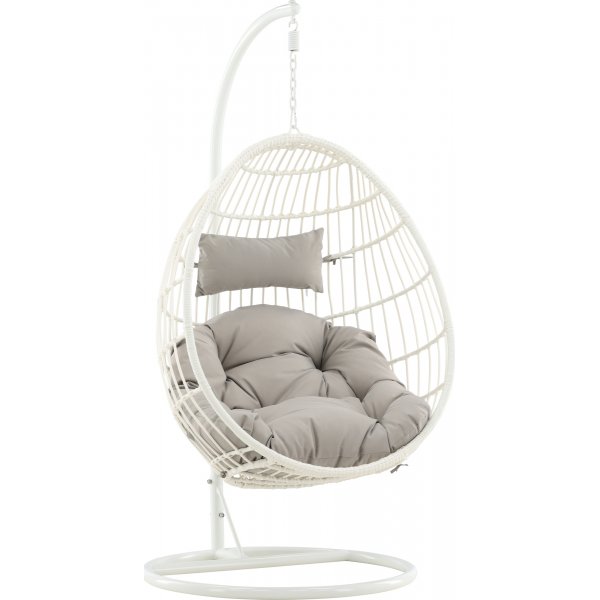 Viga hängstol - Vit/grå Viga hängstol - Vit/grå