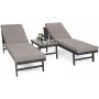 Modulsoffa Porto med bord - Gr/taupe
