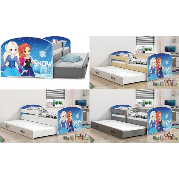 Vejle barnsäng med extrabädd 80 x 160 cm - Valfri sticker & färg Vejle barnsäng med extrabädd 80 x 160 cm - Valfri sticker & färg