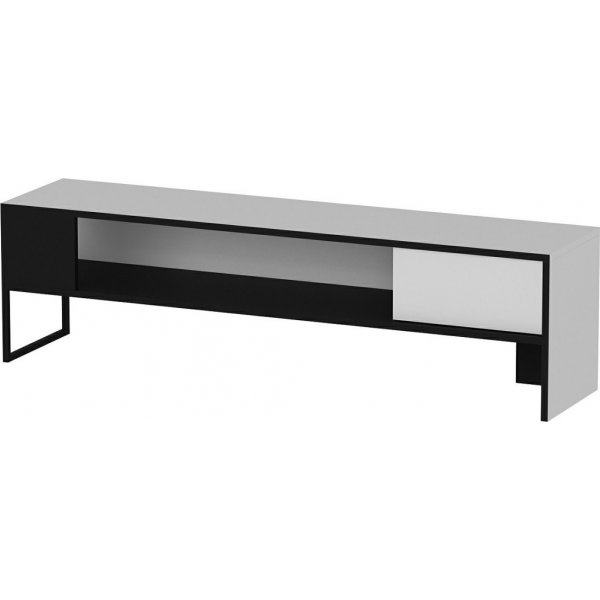 Banc multimédia Concord - Blanc/noir Banc multimédia Concord - Blanc/noir