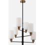 Arve taklampa 10175 - Svart/antik/vit
