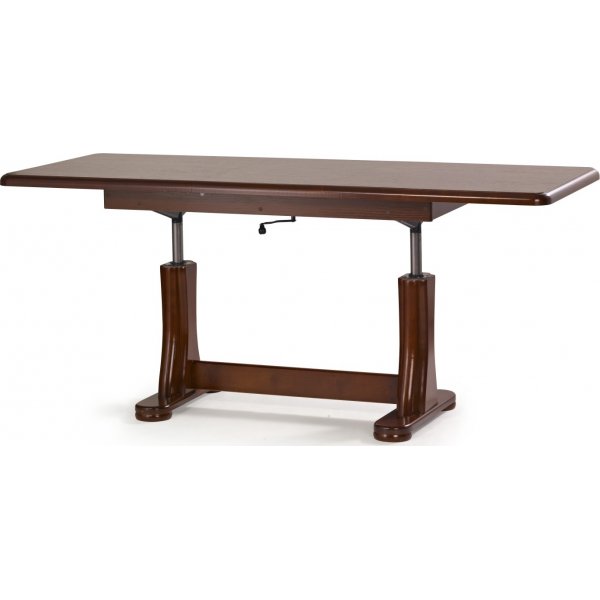 Table basse îlot latéral 125-164 cm - Bois de châtaignier Table basse îlot latéral 125-164 cm - Bois de châtaignier