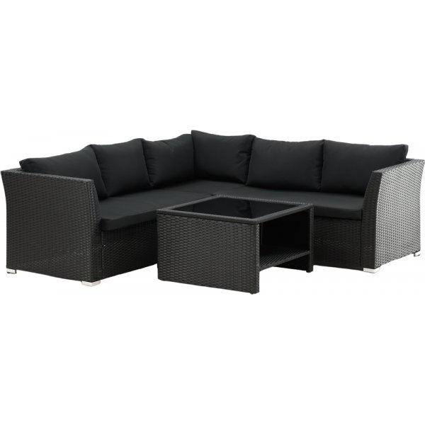 Haiti hörnsoffgrupp - Svart Haiti hörnsoffgrupp - Svart