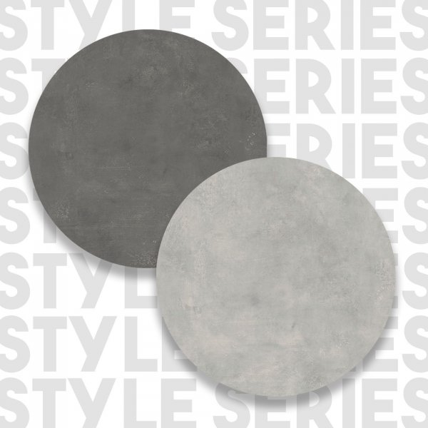 Table de bar Style 120 x 51,6 cm - Gris clair/gris fonc