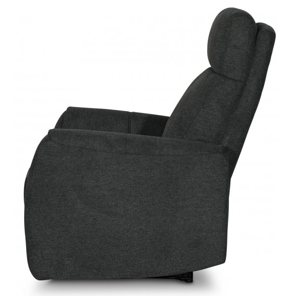 Fåtölj elektrisk ställbar mörkgrå + Fläckborttagare för möbler Fåtölj elektrisk ställbar mörkgrå + Fläckborttagare för möbler